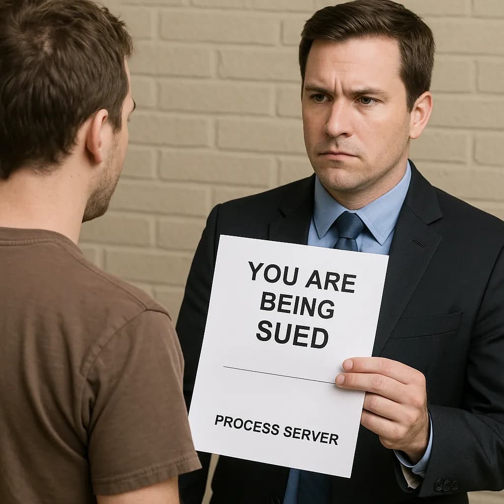 Notice of intent to sue being sent by certified mail