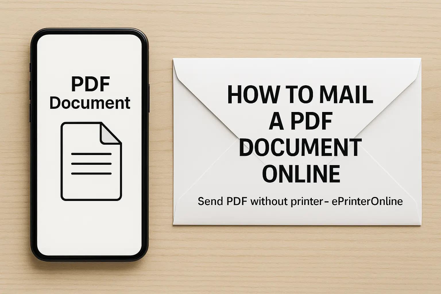 Send PDF without printer - TheLetterPilot