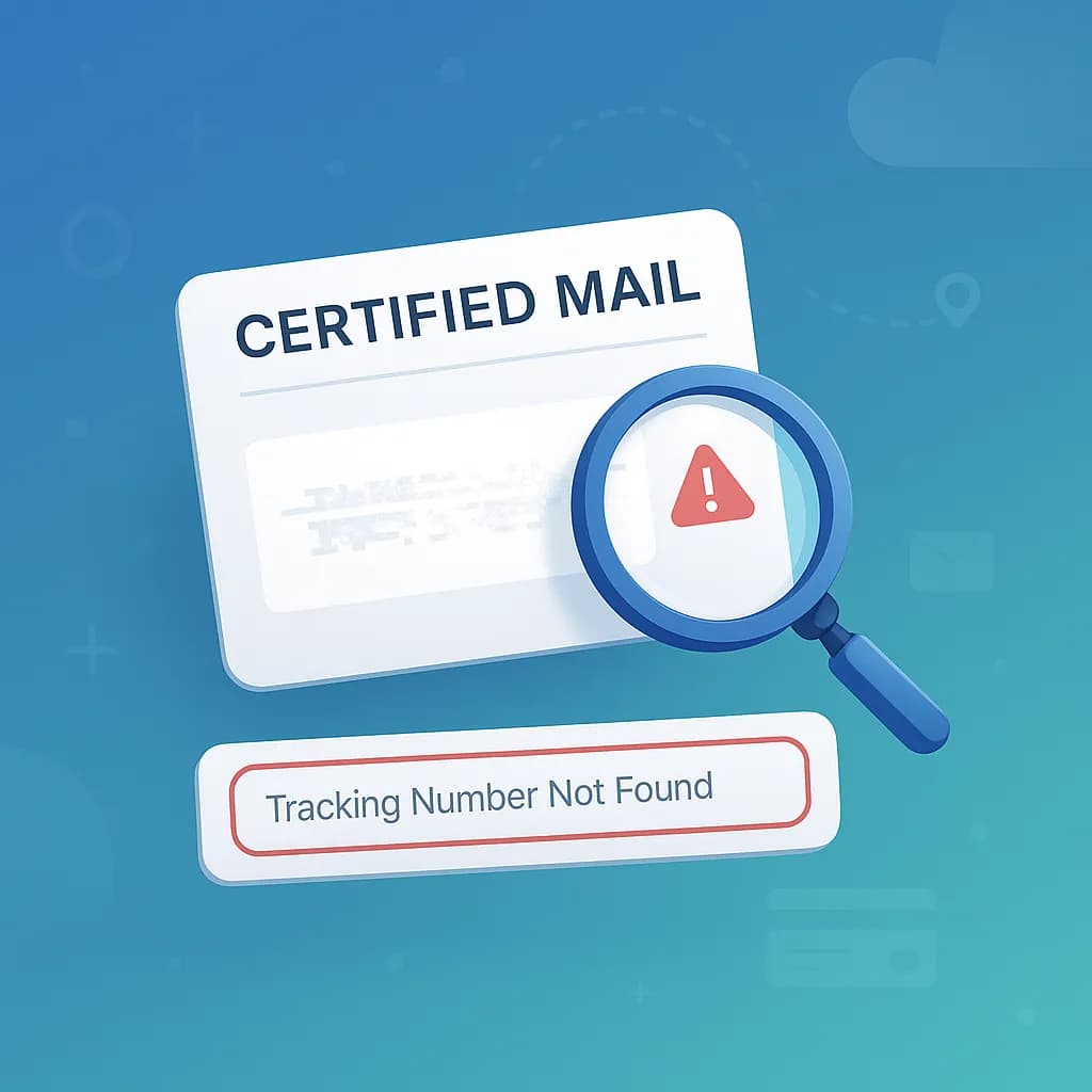 How to Track a Certified Letter Without a Tracking Number (2025) - Step-by-step guide with examples