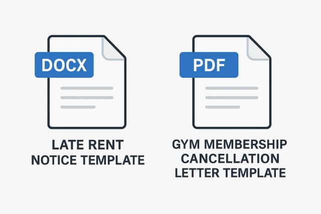 Gym Membership Cancellation Letter Template (Free Download & Mail It Online)