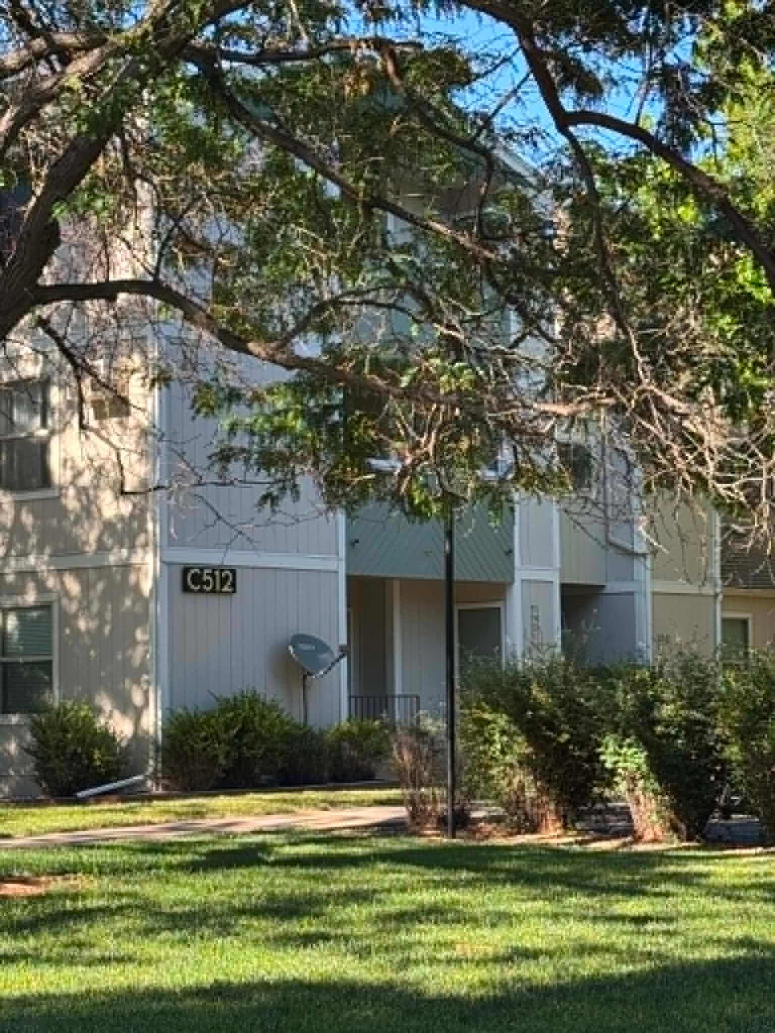 Apartment building entrance marked C512