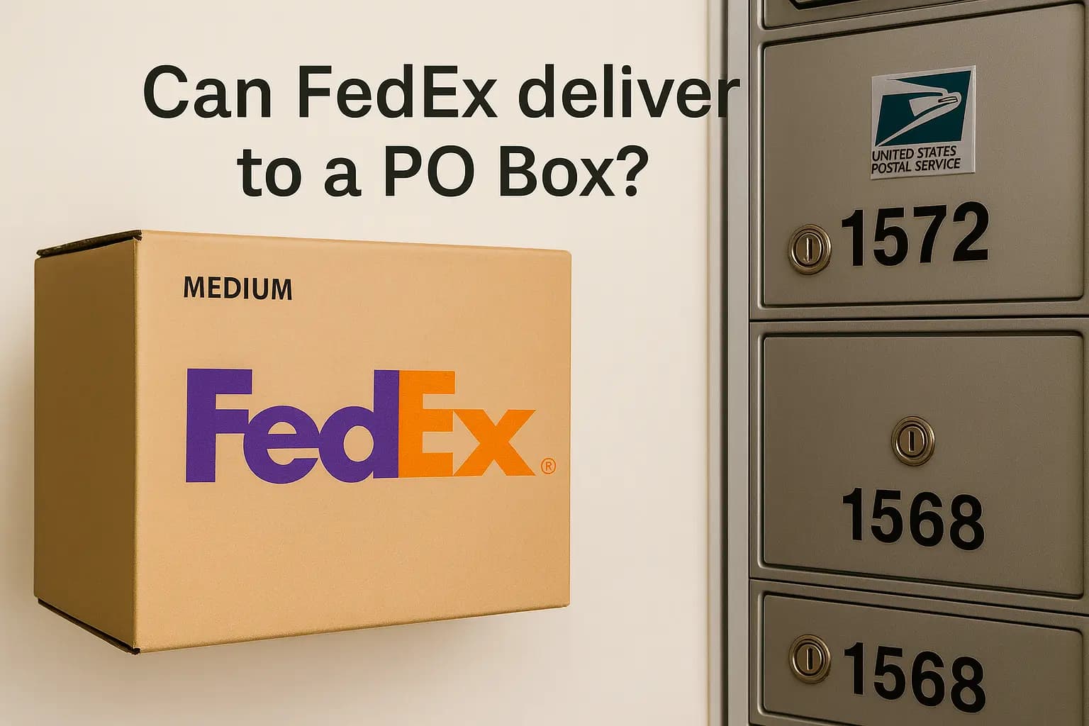 Can FedEx Deliver to a PO Box? FedEx PO Box Rules Explained (2025) - Step-by-step guide with examples