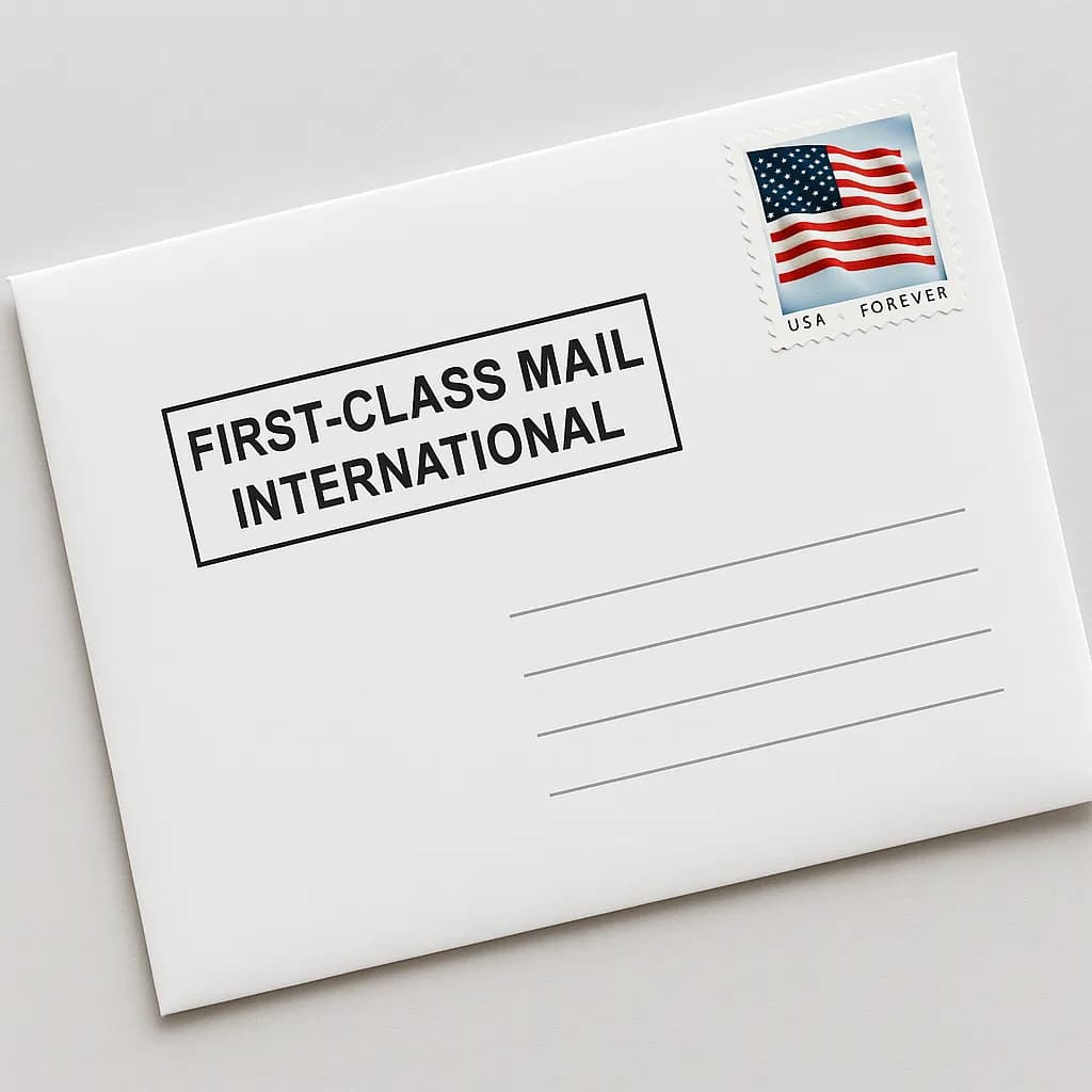 How to Send First Class Mail International (USPS Guide 2025) - Step-by-step guide with examples