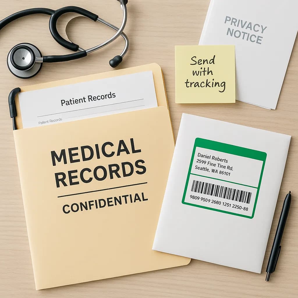 How to Mail Medical Records Safely (2025 Guide) - Step-by-step guide with examples