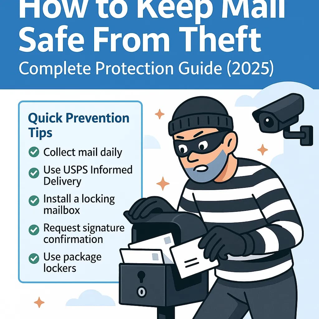 How to Keep Mail Safe From Theft: Complete Protection Guide (2025) - Step-by-step guide with examples