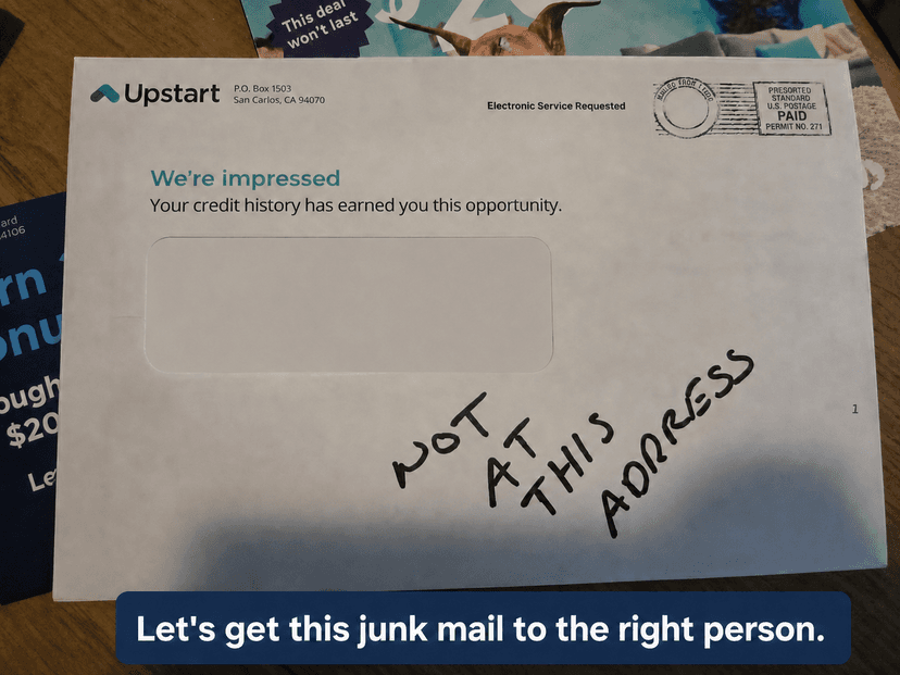 Return Mail Envelope How to Return Mail to Sender With USPS | The Letter Pilot