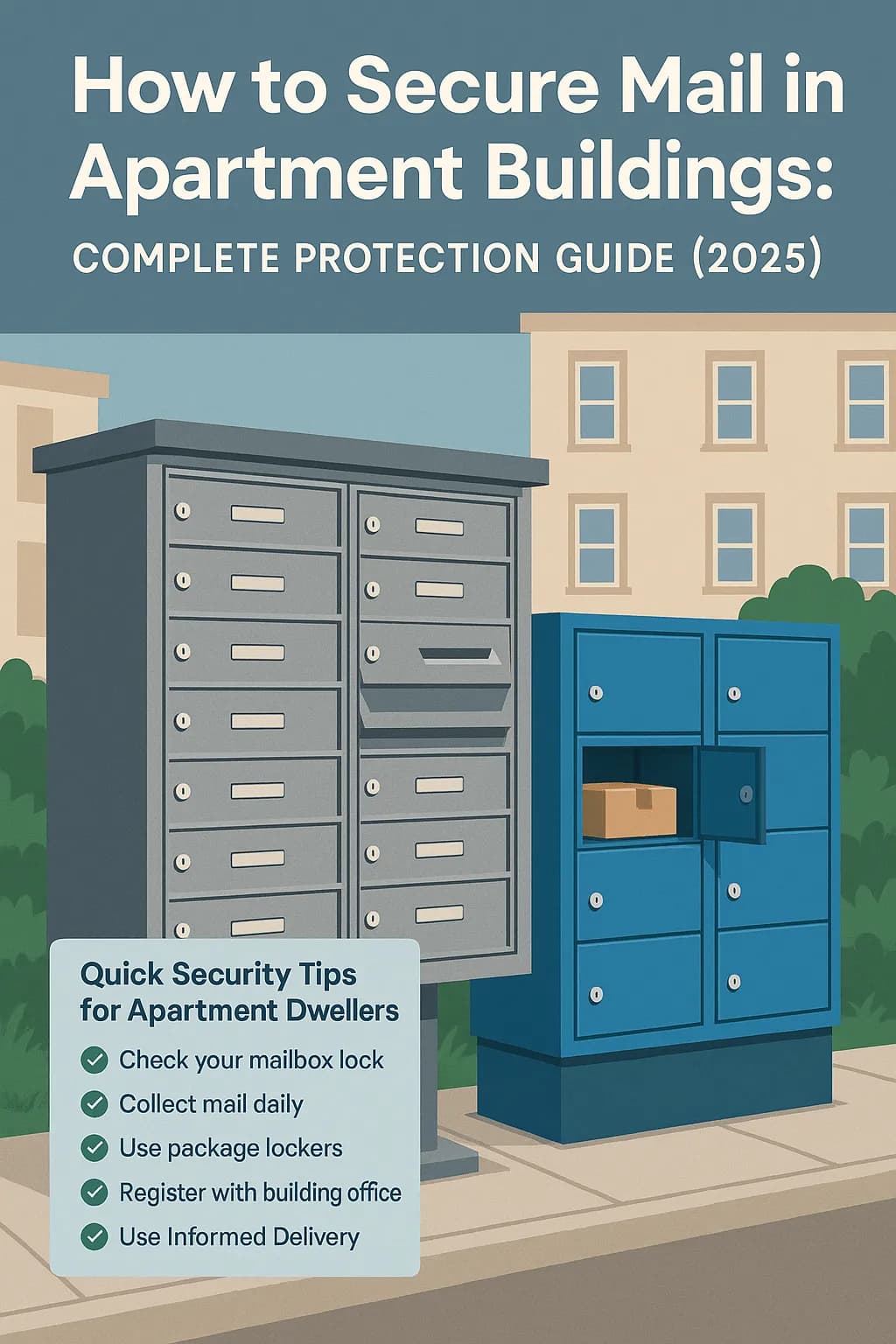 How to Secure Mail in Apartment Buildings: Complete Protection Guide (2025) - Step-by-step guide with examples