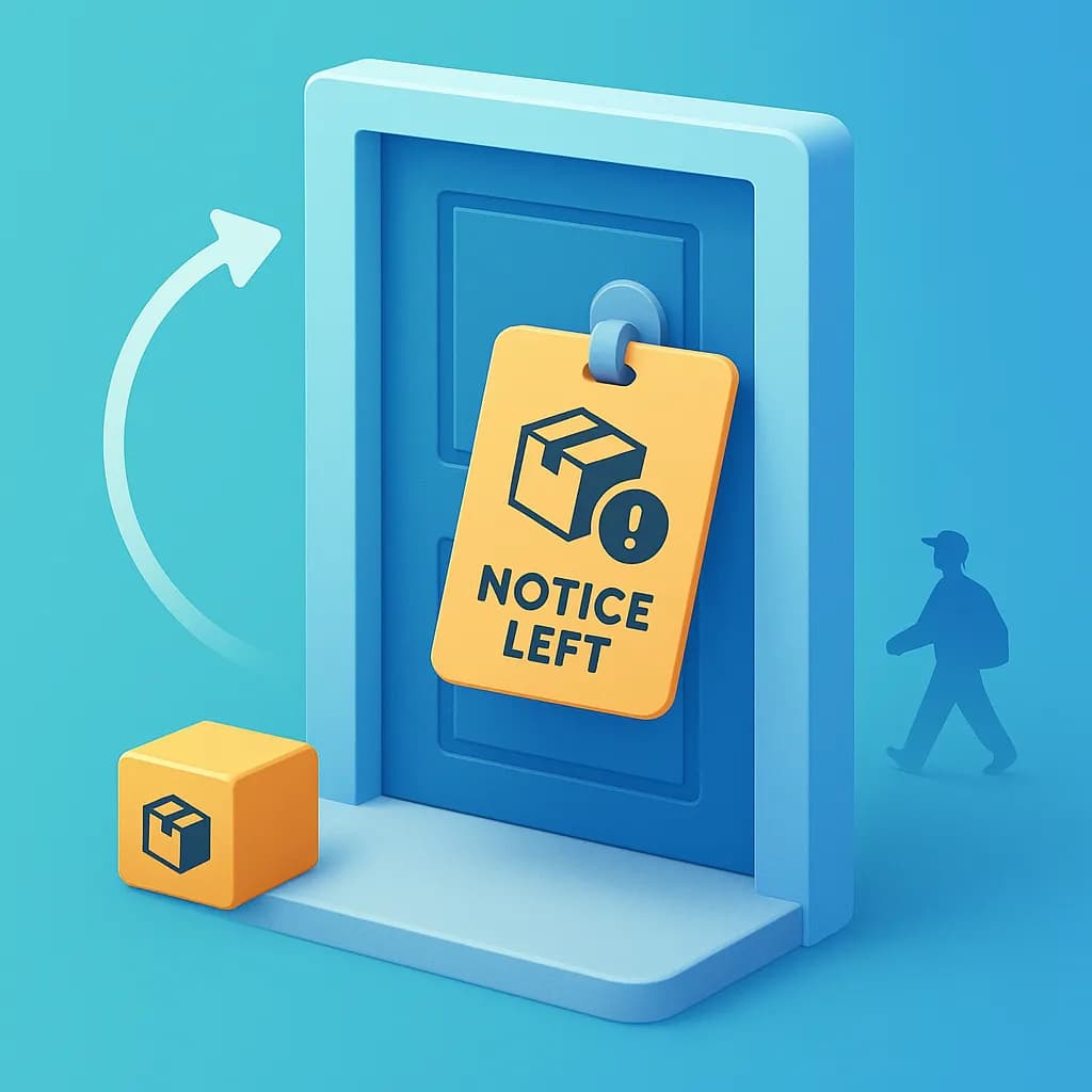 USPS "Notice Left" Meaning: What to Do (2025 Guide) - Step-by-step guide with examples