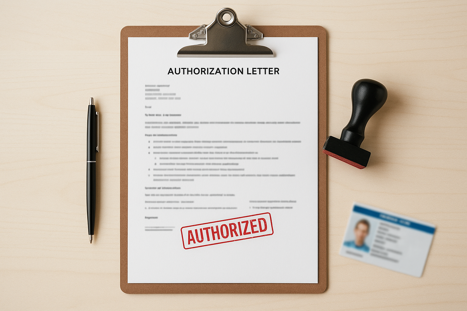 Authorization Letter Template and Sample | Act on My Behalf